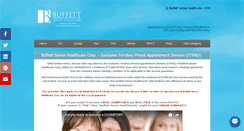 Desktop Screenshot of buffettseniorhealthcare.com